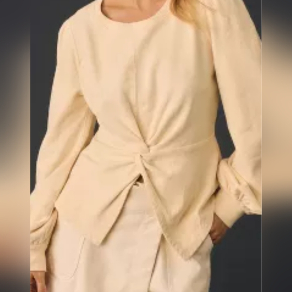 Anthropolgie pilcro twist front, sweatshirt  size L - Picture 9 of 9